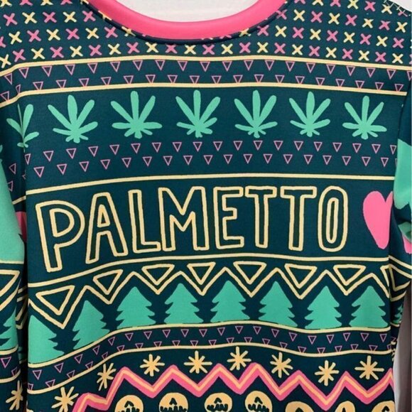 Atac sportswear “PALMETTO” sweatshirt. Size small. Stunning colours. Crew neck. - Picture 2 of 9